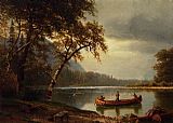 Salmon Fishing on the Cascapediac River by Albert Bierstadt
